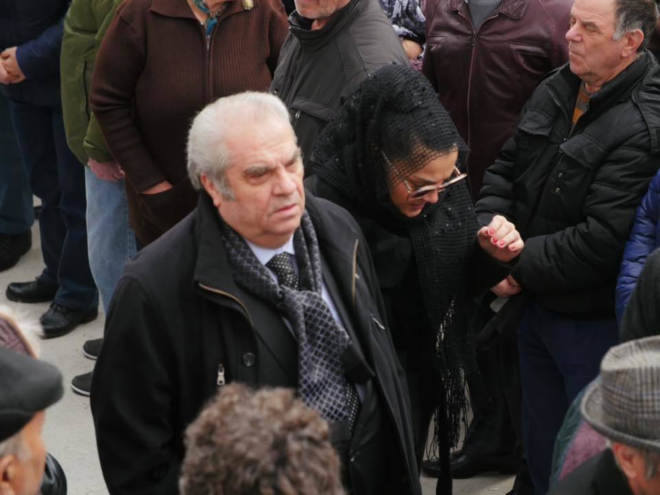 Cornelia Catangă, însoţită de soţul ei, Aurel Pădureanu