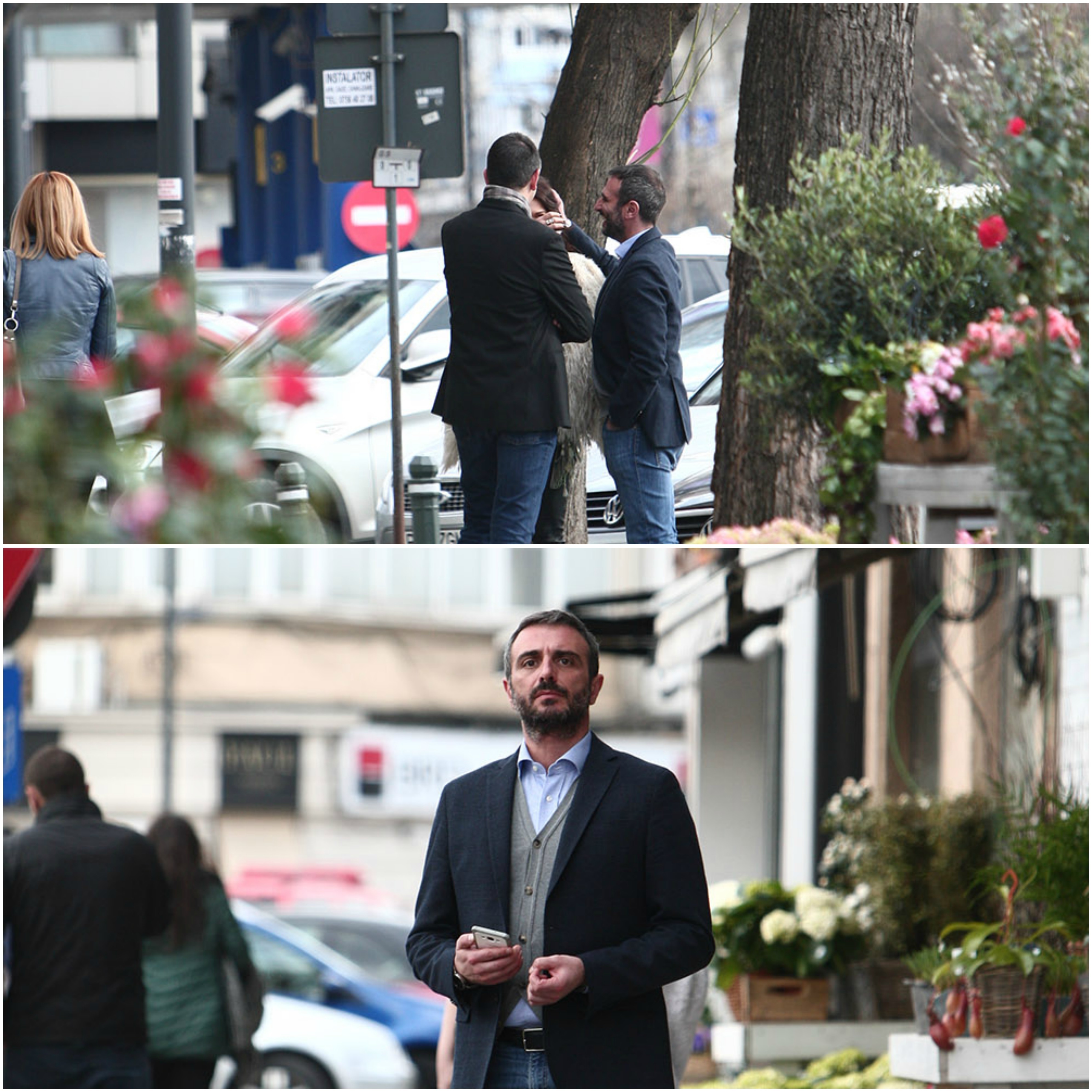 Monica Bârlădeanu a fost mângâiată pe păr de un italian mai curajos, un veritabil 