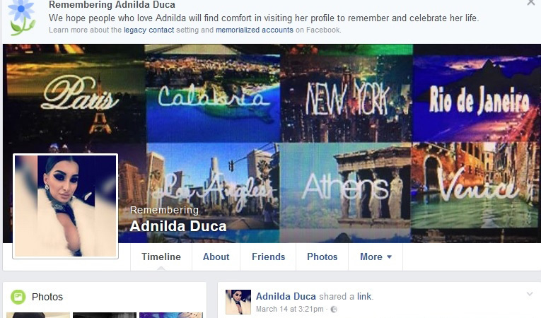 Aşa arată acum profilul de Facebook al Daliei Duca