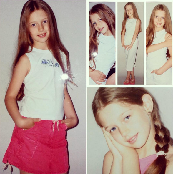 Laura Dincă şi-a adus aminte de copilărie.