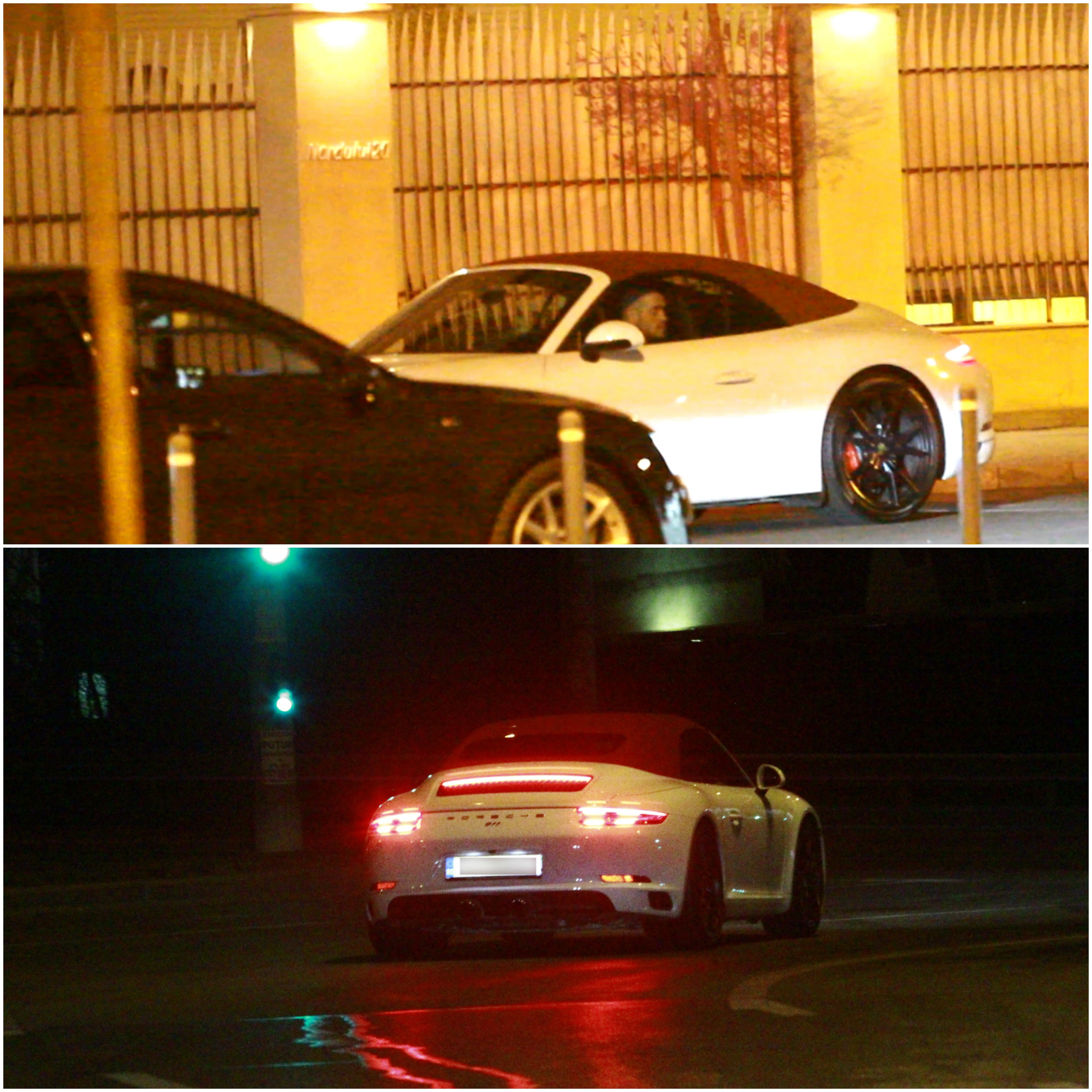 BRomania, pe cai mari! Comediantul a condus un Porsche decapotabil superb