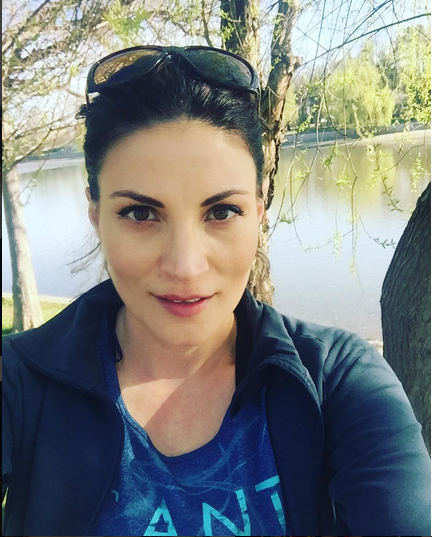 Ioana Ginghină şi-a făcut antrenamentul de dimineaţă.