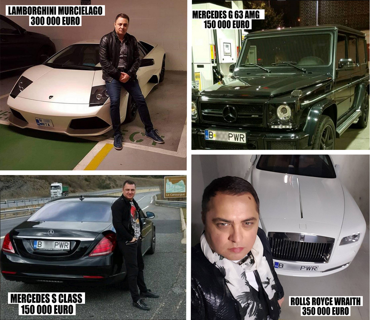 Edy Power are o colecţie impresionantă de maşini, în valoare de 1 milion de euro