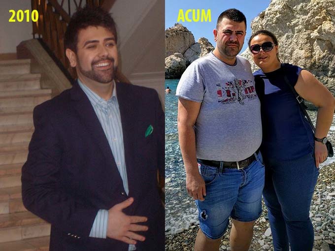 Tudor Cătălin s-a îngrăşat în ultimii 7 ani.