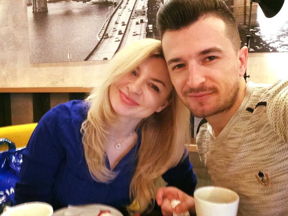 Radu Sîrbu, împreună cu soţia lui, Ana