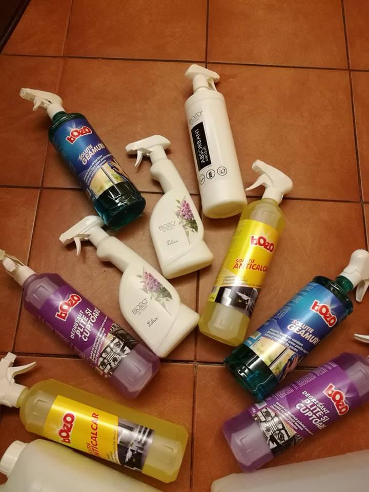 Adriana Bahmuţeanu şi-a făcut inventarul la produse de curăţenie