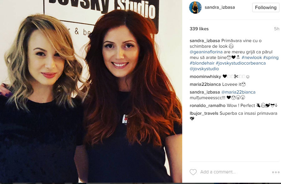 Sandra Izbaşa a apelat la ajutor de specialitate