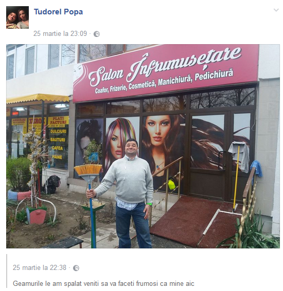 Tudorel Popa se foloseşte de capitalul de imagine câştigat la ”Românii au talent” pentru a promova afaceri locale