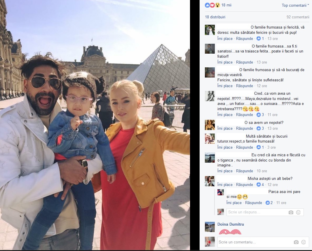 Connect-R şi Misha sunt în vacanţă la Paris, iar prietenii celor doi cred că artista ar fi însărcinată din nou