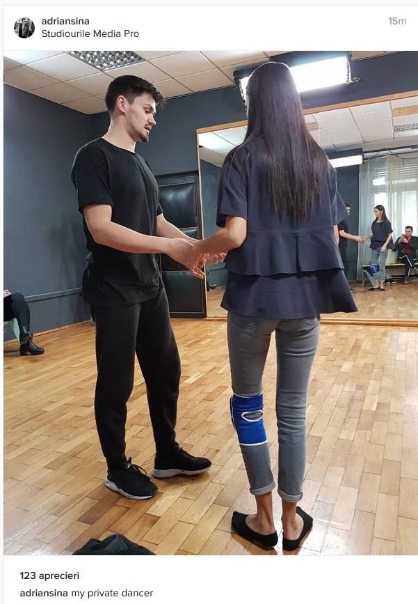 Adi Sînă îşi susţine soţia pentru a face faţă provocării ”Uite cine dansează”