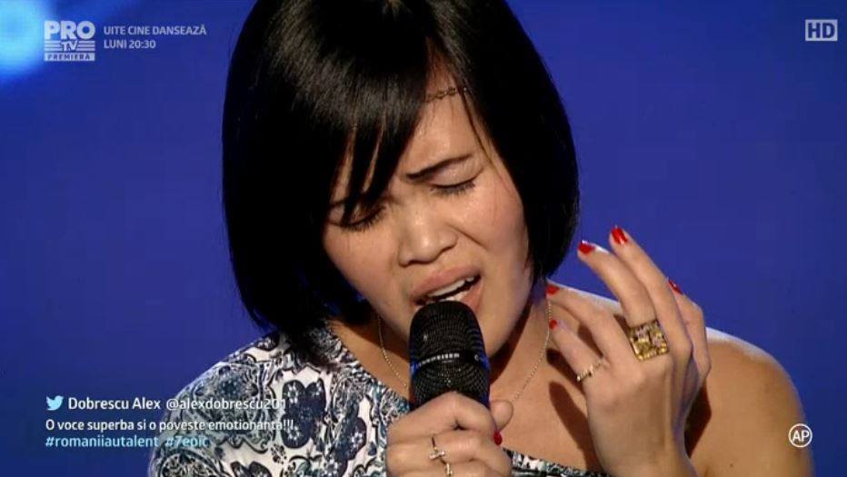 Anabelle a emoţionat pe toată lumea cu vocea ei.