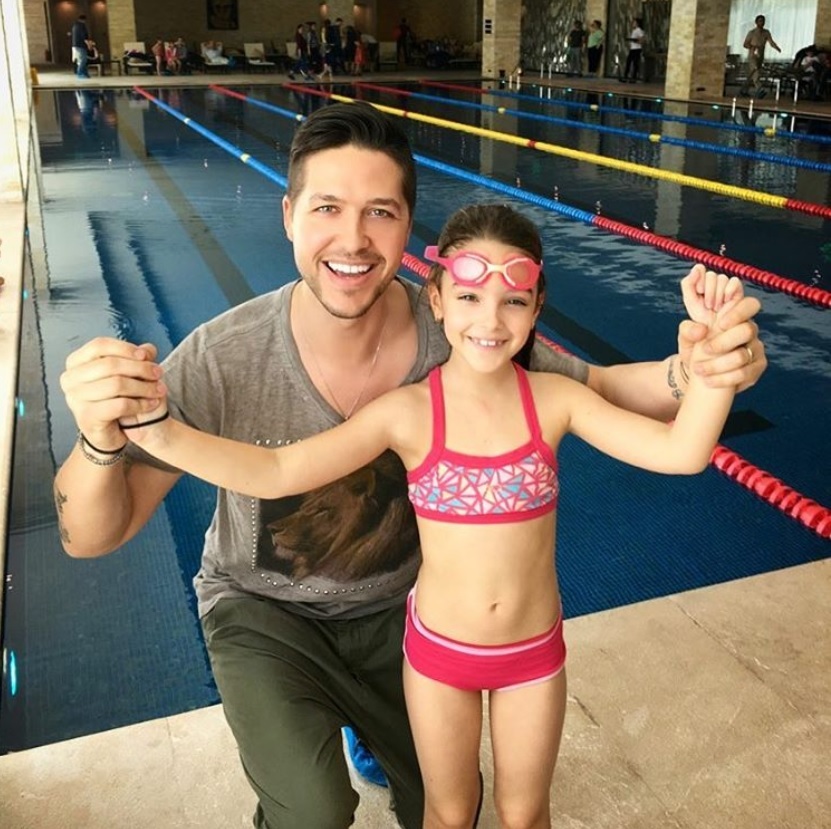 George a fost în culmea fericirii că micuţa lui a devenit campioană