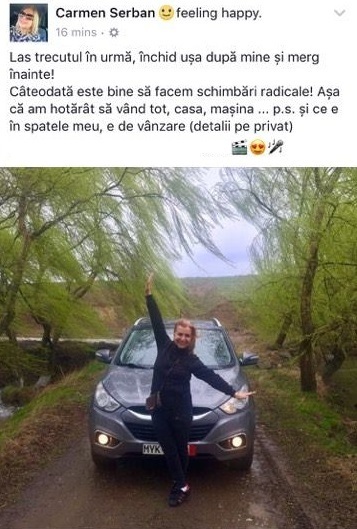 Carmen Serban a anuntat ca vrea sa-si vanda toata averea