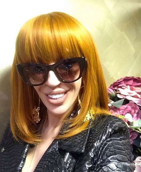 Raluca Bădulescu s-a făcut roşcată