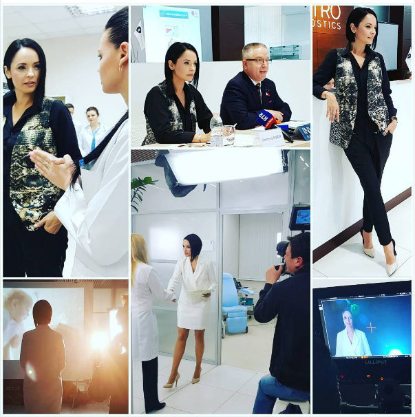 Andreea Marin, la Chişinău, pe durata filmărilor