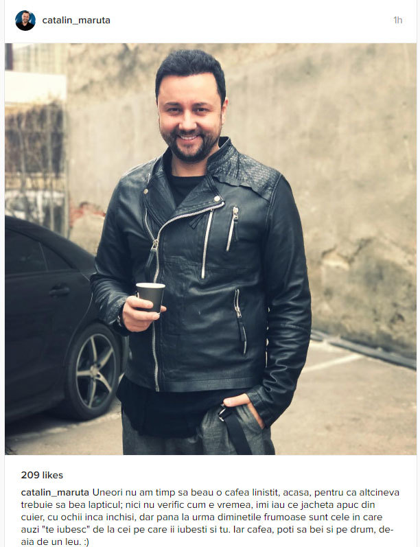 Maruţă savurează cu zâmbetul pe buze 