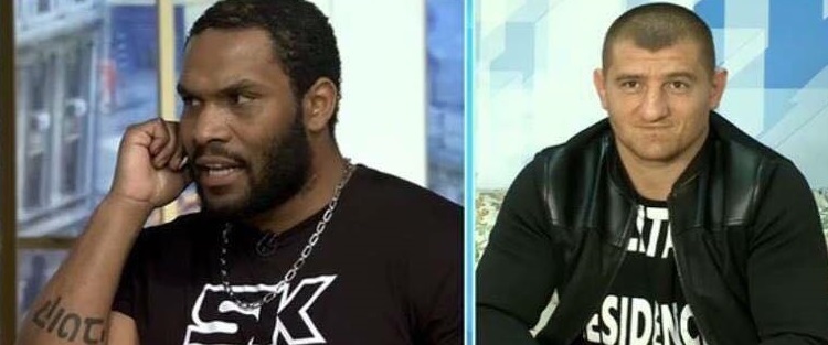 Cătălin Moroşanu şi viitorul lui posibil competitor Tony Johnson Jr. 