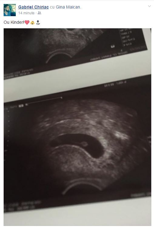 Gina Maican este însărcinată, iar vestea a fost dată chiar de soţul ei