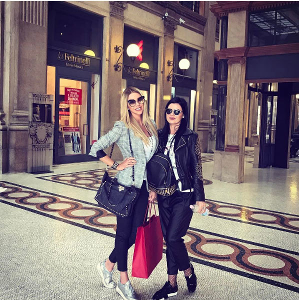 Bianca, la cumpărături la Roma