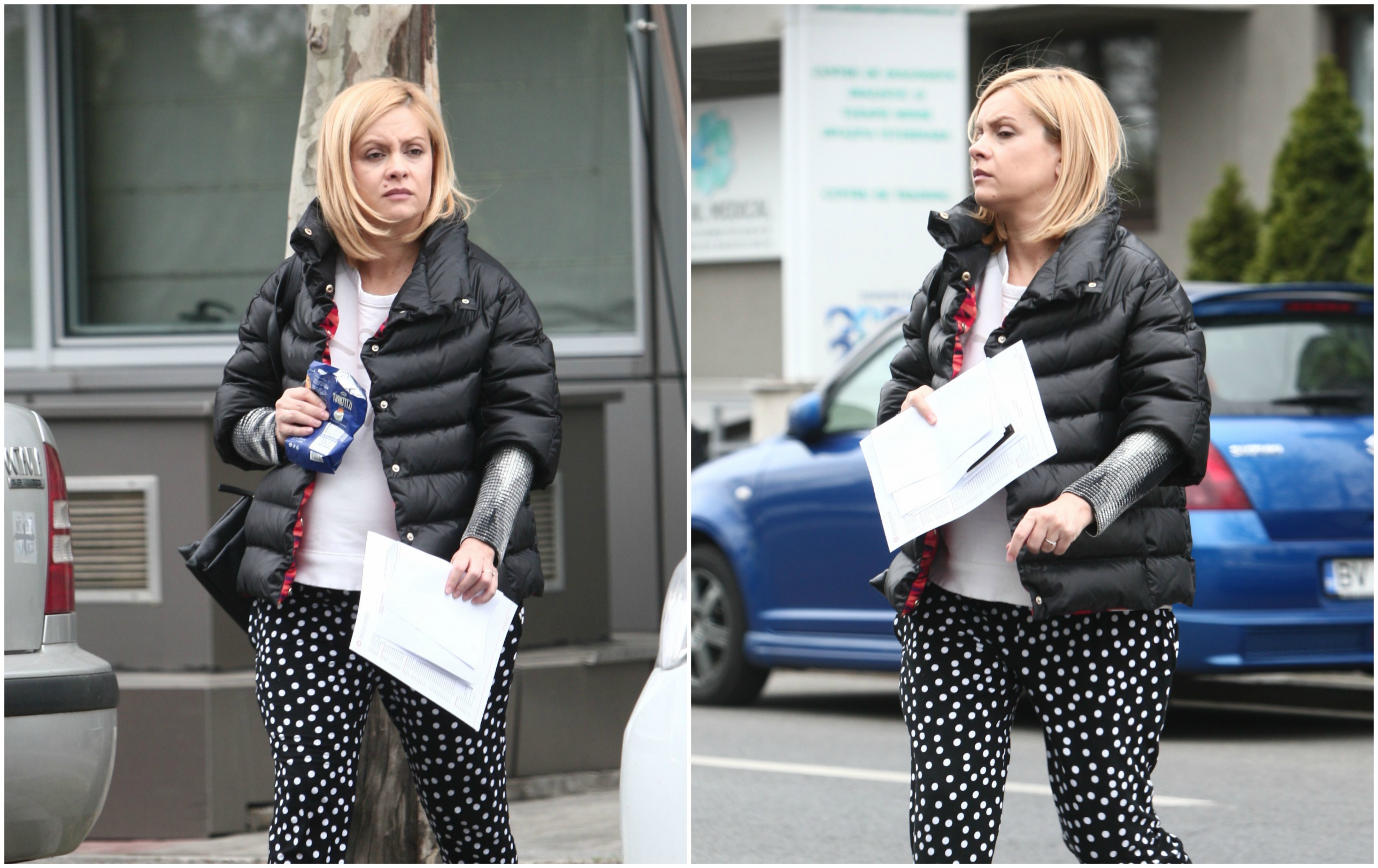 Simona Gherghe nu şi-a putut ascunde îngândurarea după ce a plecat din centrul medical, însă de vină pentru dispoziţia ei ar putea fi şi apropierea tot mai rapidă a momentului în care o va aduce pe lume pe fetiţa ei, care vine la pachet cu simptome mai puţin plăcute, aşa cum mărturisea chiar îndrăgita prezentatoare.