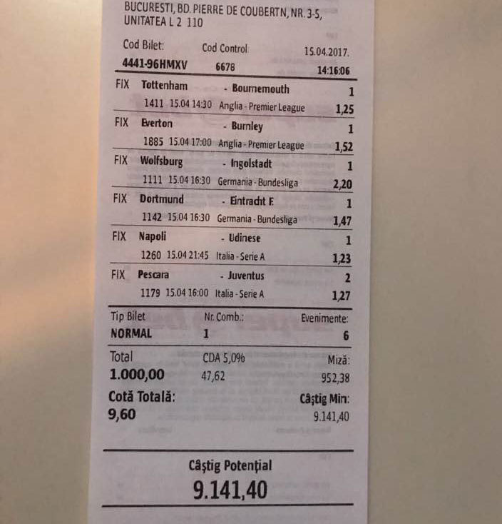 Adrian Minune a dovedit, încă o dată, că se pricepe la pariurile sportive