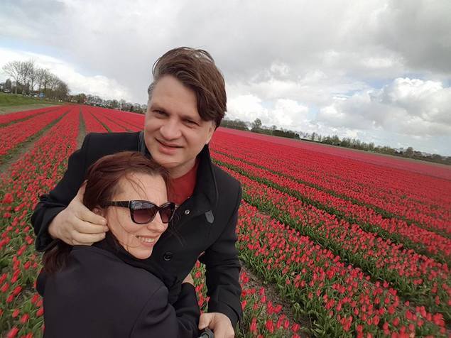 Mihai Onilă, fotografie de colecţie alături de soţia sa