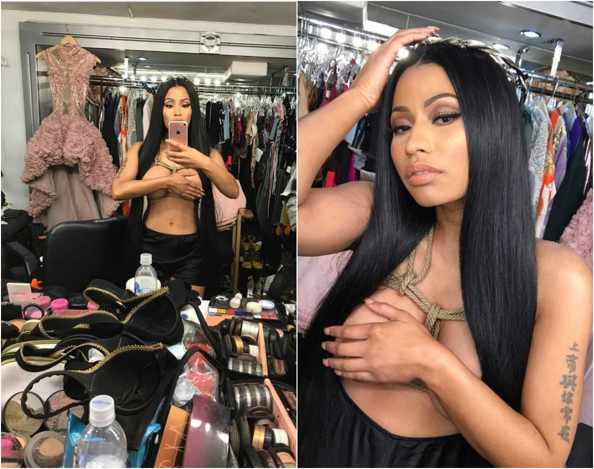 Nicki Minaj a făcut publice imaginile sexy cu ea pe Instagram