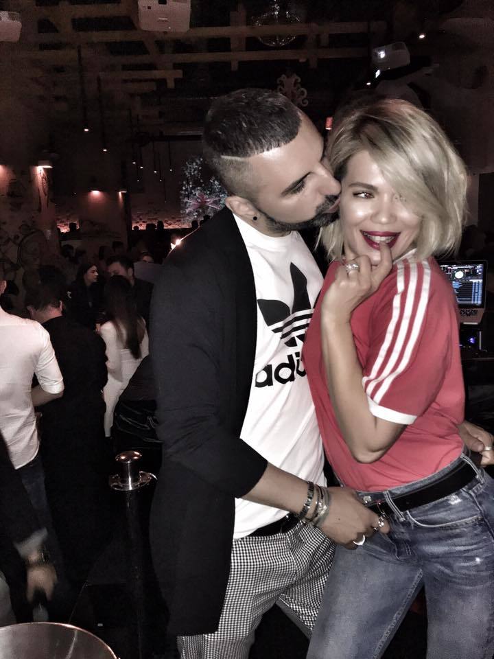 Gina Pistol şi bărbatul care a încercat să o agaţe în club