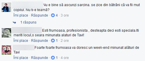 Gabriela Cristea a fost avertizată de un fan.