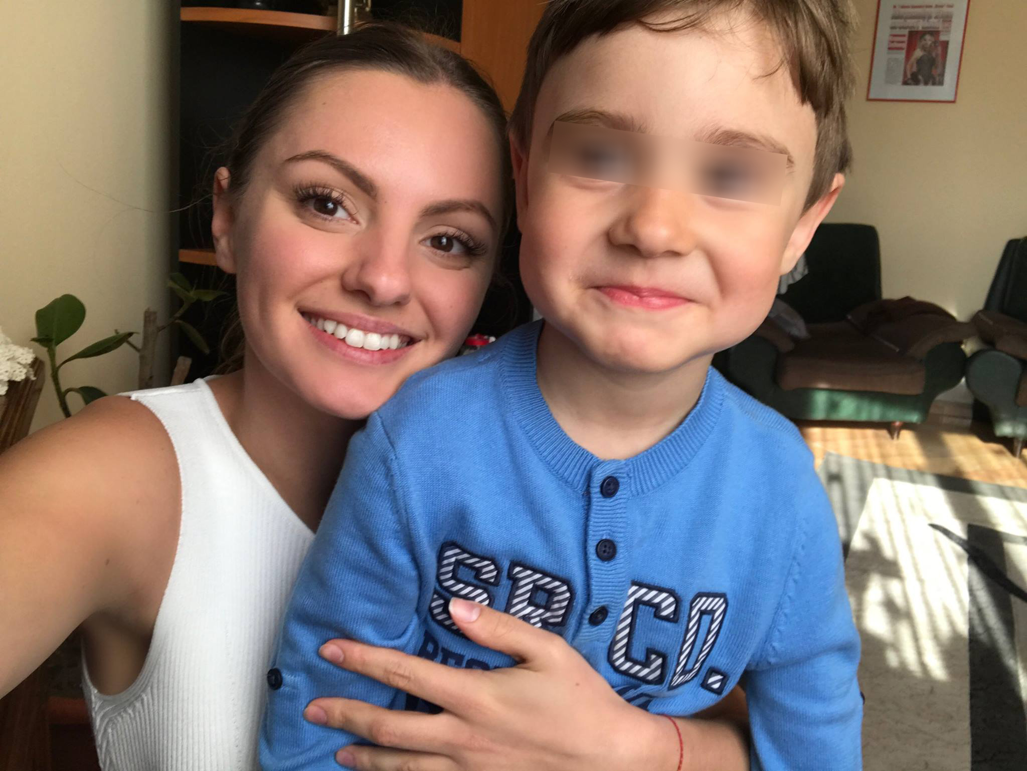 Alexandra Stan a petrecut duminica în familie.