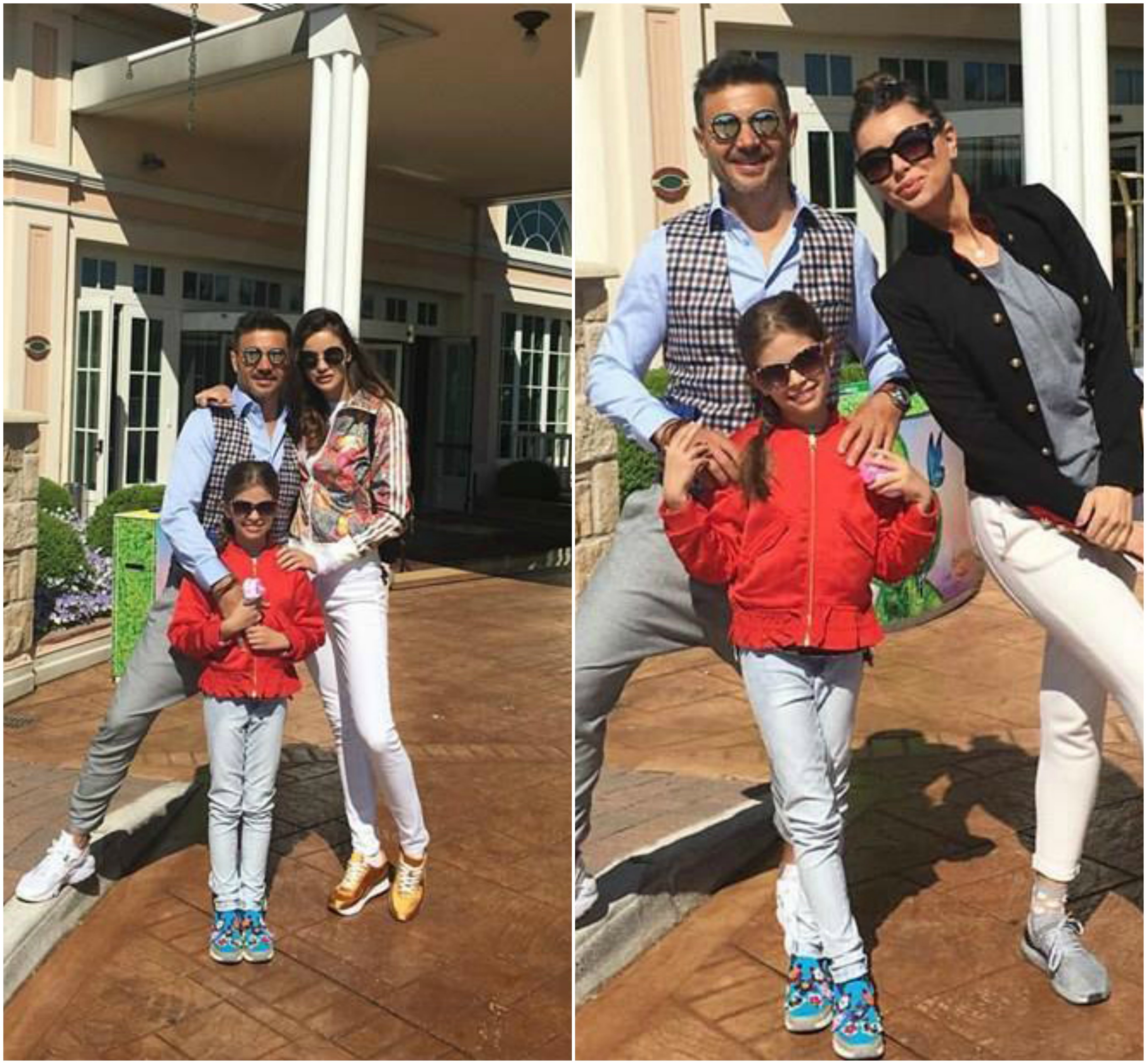 Adrian Ispravnic a fost în vacanţă atât cu fosta soţie şi cu fiica lor, cât şi cu actuala iubită