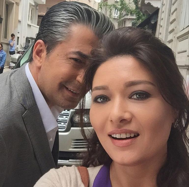 Deşi pe conturile lor sociale, Nurgül Yeşilçay (Gulseren) şi Erkan Petekkaya (Cihan) din