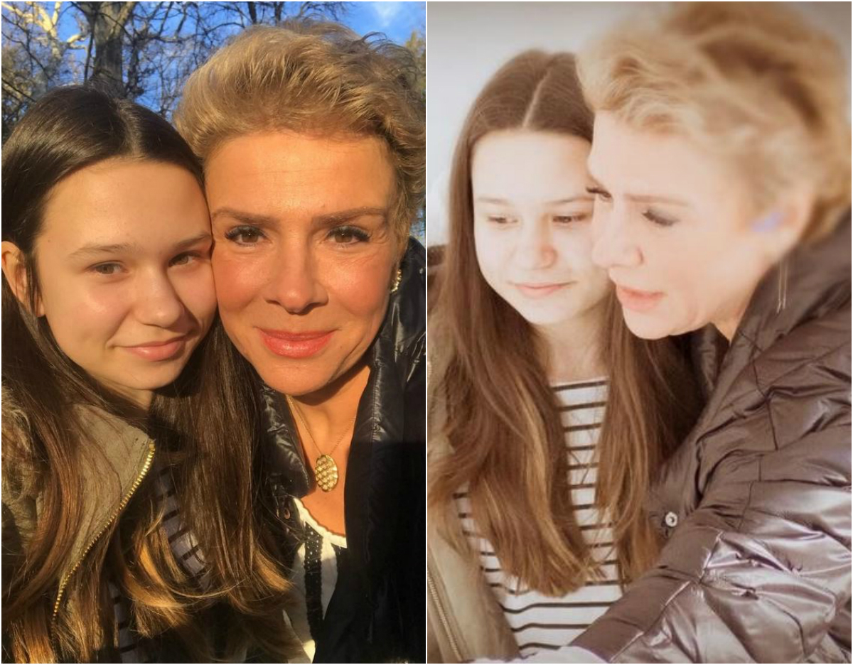 Maia, fiica adoptivă a prezentatoarei TV, pare că vrea să îi calce pe urme vedetei