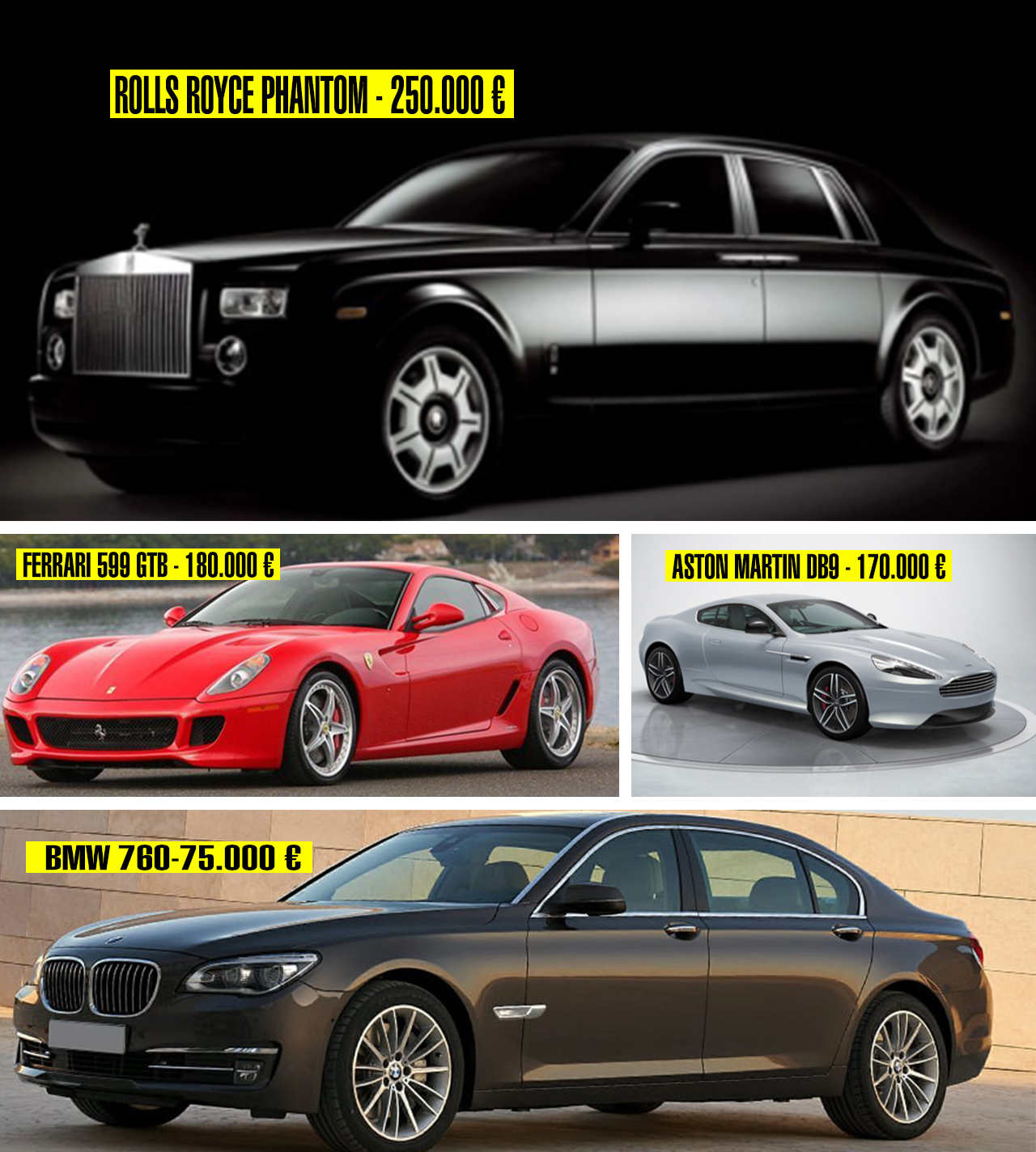 Gabi Stati are în garaj maşini de mulţi cai putere! În imagine sunt doar câteva dintre 