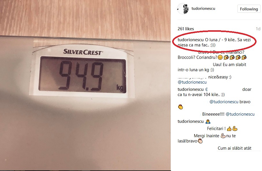 Tudor Ionescu de la Fly Project a slăbit 10 kg într-o lună