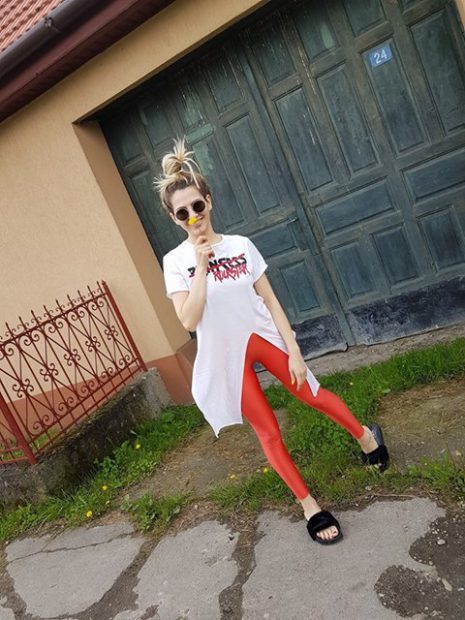 Lidia Buble a fost foarte emoţionată după ce a ajuns în locul în care a copilărit