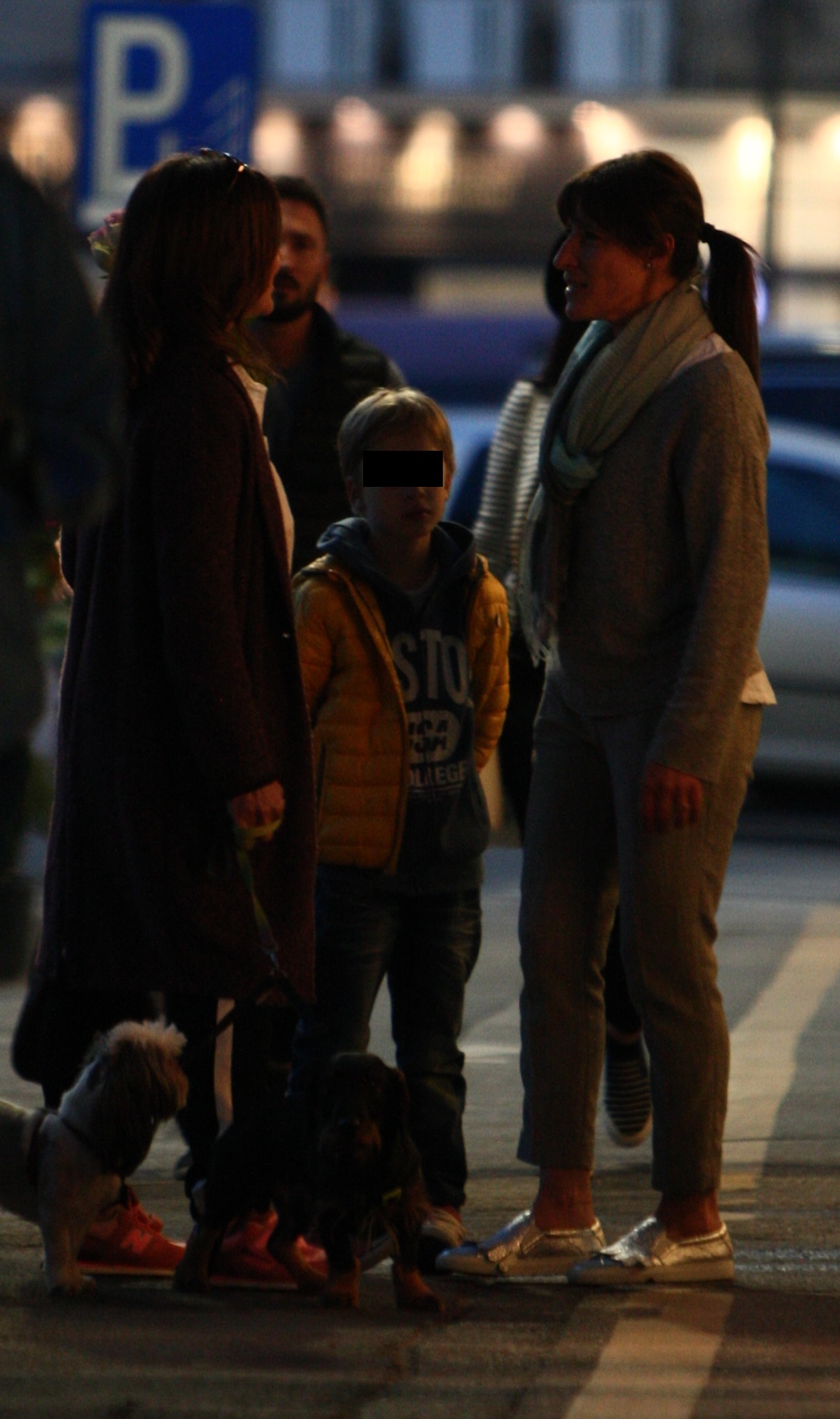 Oana Sârbu a ieşit la plimbare cu fiul şi căţeii