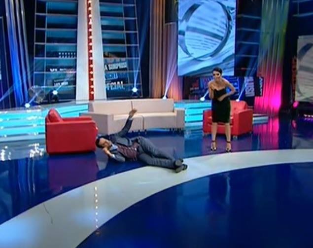 Gestul făcut de Mădălin Ionescu a amuzat-o teribil pe Andreea Mantea