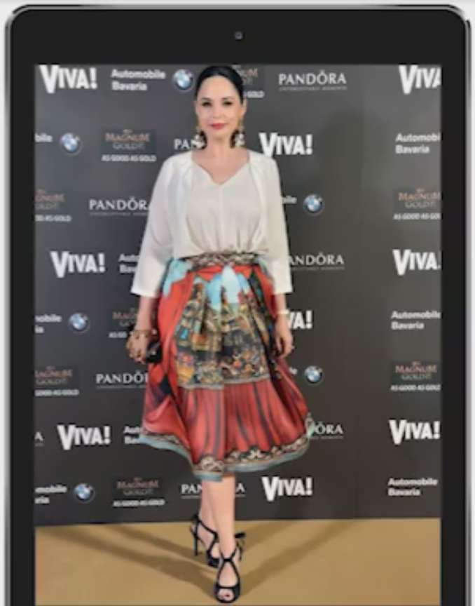 Fusta pe care a primit-o cadou.