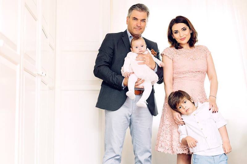 Mircea Radu, fotografie de colecţie cu familia