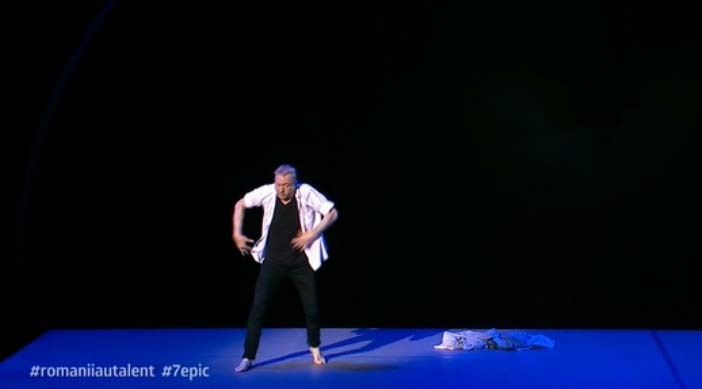 Gigi Căciuleanu a făcut balet în direct