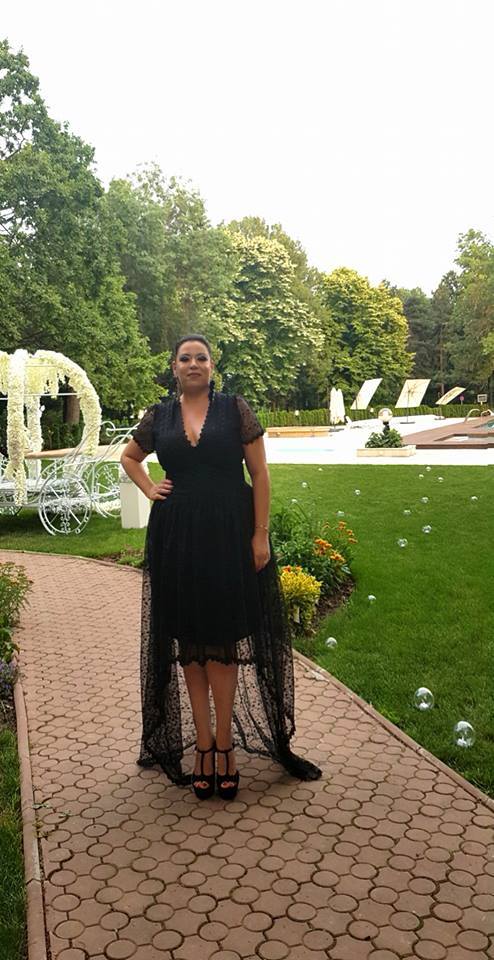 Oana Roman, la nunta Anei Radu.