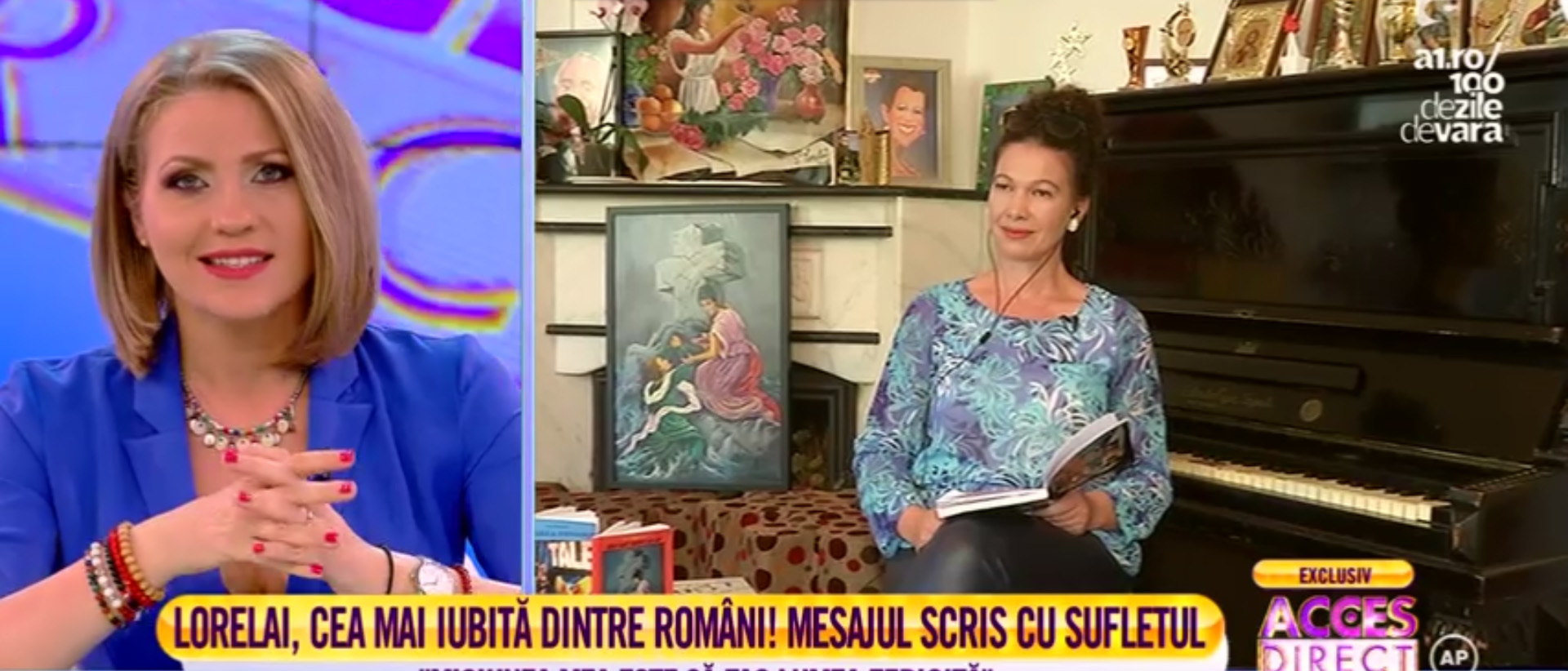 Adina Sima, mezzosoprana care o pregăteşte pe Lorelai