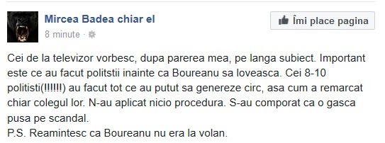 Mircea Badea îi ia apărarea lui Cristian Boureanu