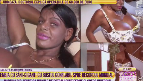 Martina Big are cei mai mari sani din lume