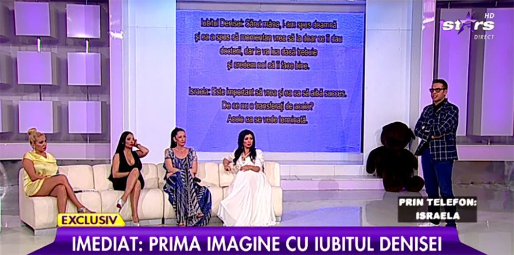 Israela le-a arătat tuturor ce a vorbit cu iubitul Denisei, Florin (Sursă foto: captură video Antena Stars)