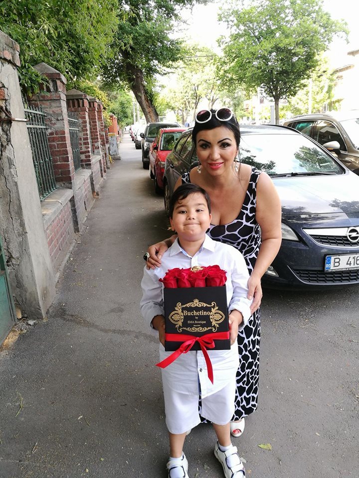 Adriana Bahmuţeanu este mândră de fiul ei.