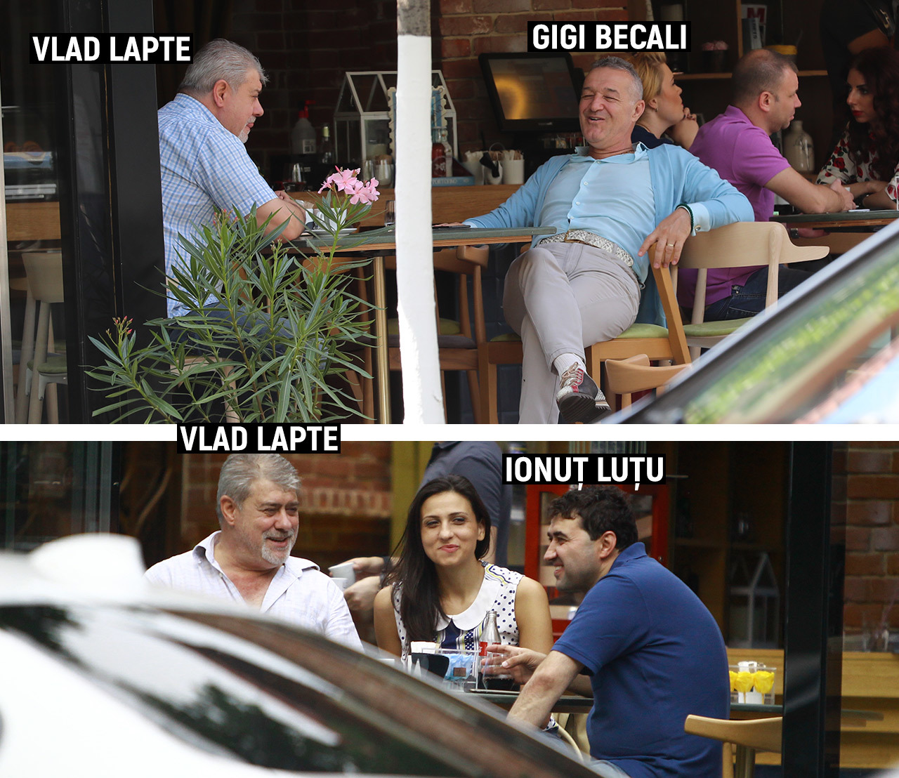 Atât Gigi Becali, cât şi Luţu au râs în hohote cu Vlad Lapte