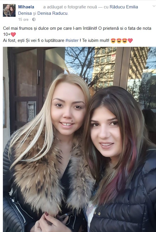 Denisa se simte din ce in ce mai rau