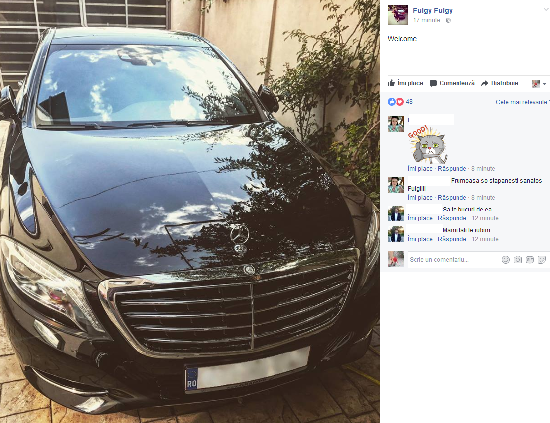 Fulgy de la Clejani a prezentat noua maşină